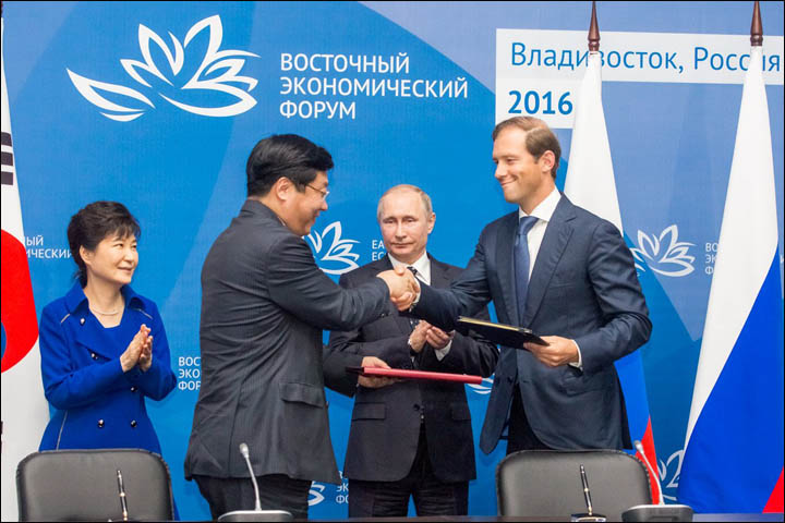 Russia and South Korea signed memorandums 