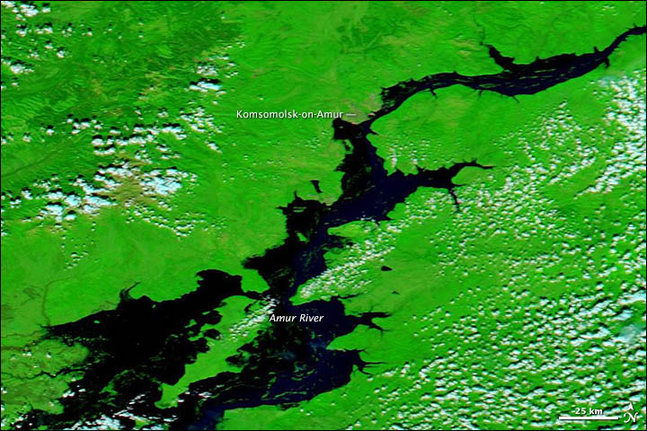 Flooding 2013 the Far East of Russia