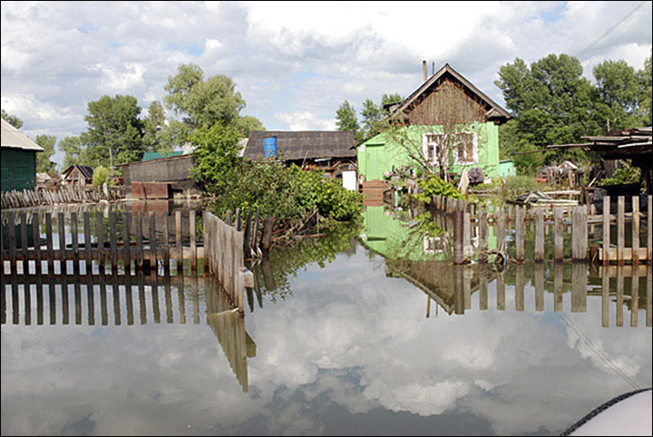 Flooding in Altai in 2014