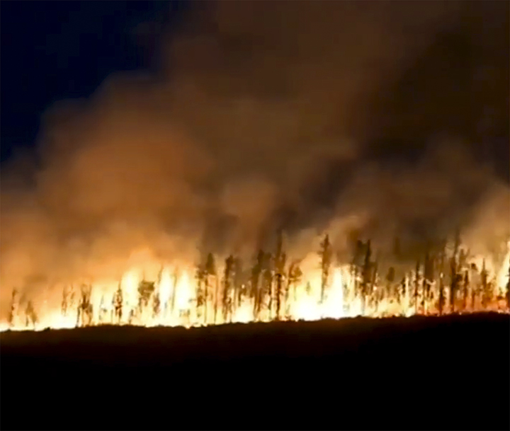 Wildfires in Irkutsk region