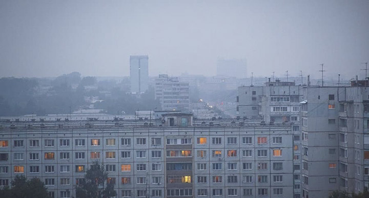 Smoke in Kemerovo