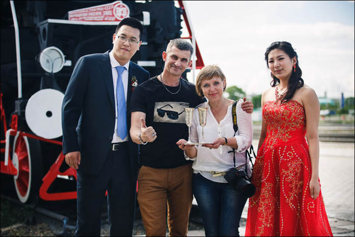 Chinese wedding in Russia