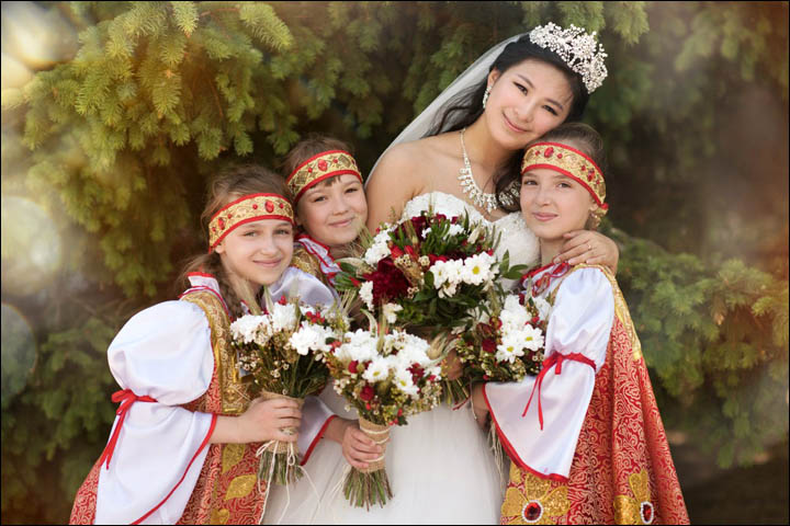 Chinese wedding in Russia