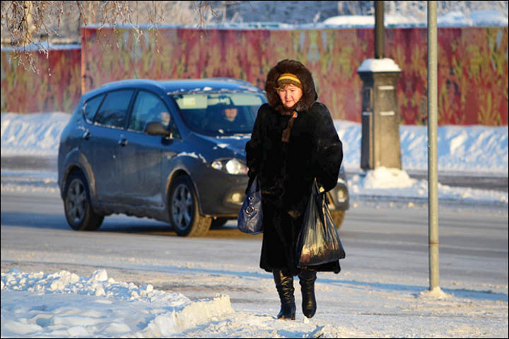 Below minus 40C? Here's how you stay fashionable out in the street  