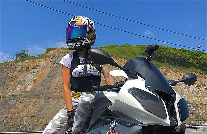Queen of bikers killed in horrific crash leaving her teenage daughter motherless