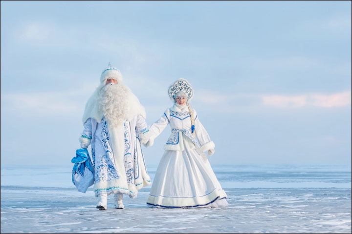 Father Frost on Baikal