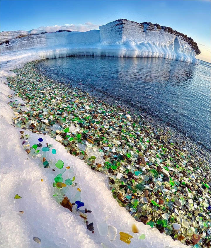 Glass Beach Where Nature Has Turned Pollution Into Beauty