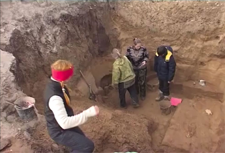 Excavations at Krasnoyarskaya Kurya