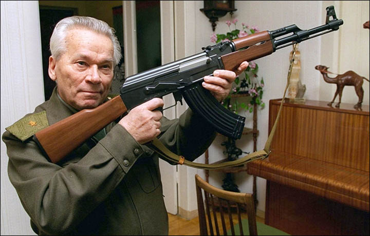 Russian gun-maker and patriot, Mikhail Kalashnikov, designer of the AK-47, dies aged 94 
