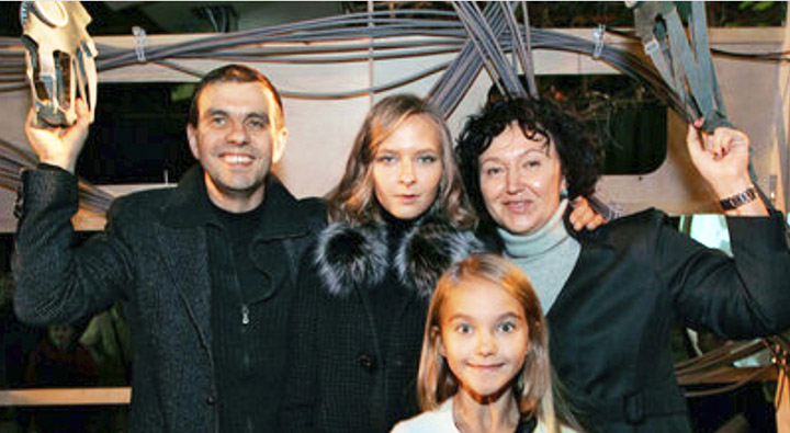 Natalia Fileva with family