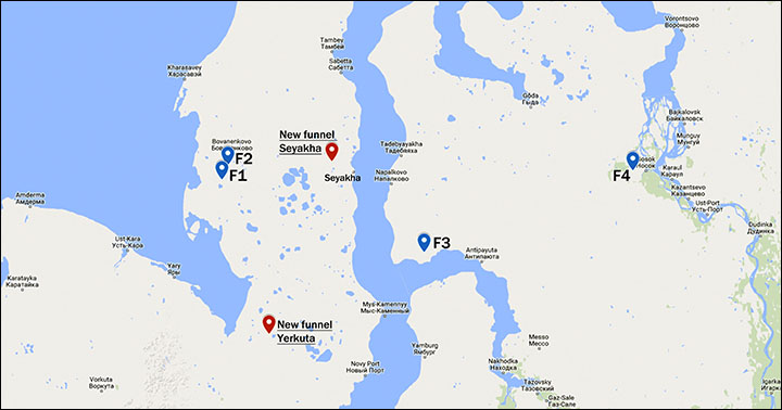 new craters Yamal