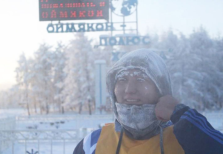 Classes cancelled at the world’s coldest school as temperature in Oymyakon plunges to -60C 