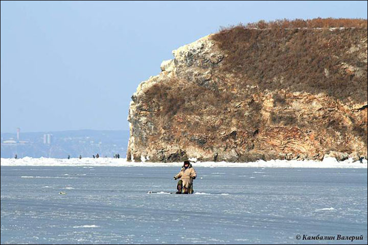 Fishermen on Amur Bay