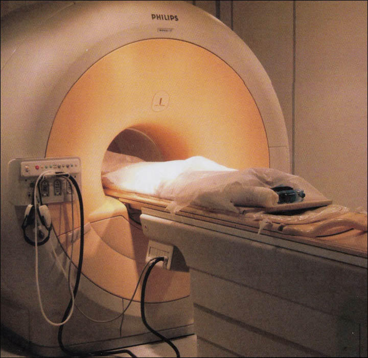 Ukok mummy in MRI scanner