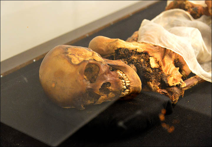 Tattoed 2,500 year old Siberian princess 'to be reburied to stop her posthumous anger which causes floods and earthquakes'