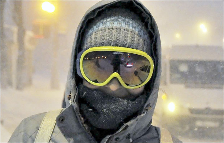 Blizzard on Sakhalin