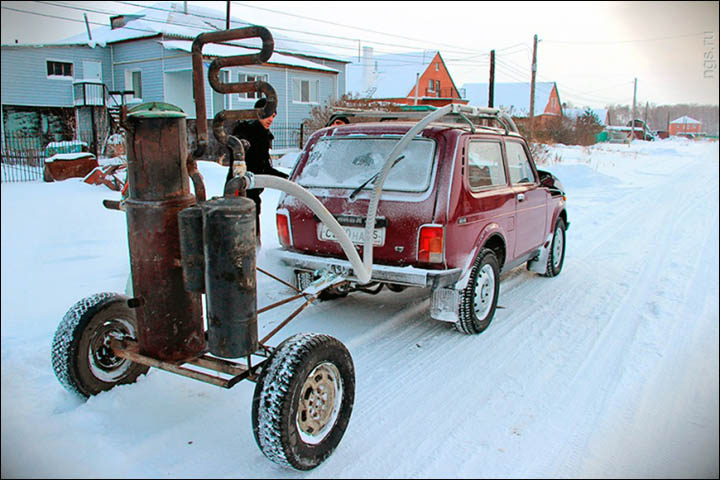 Speed log car in Omsk