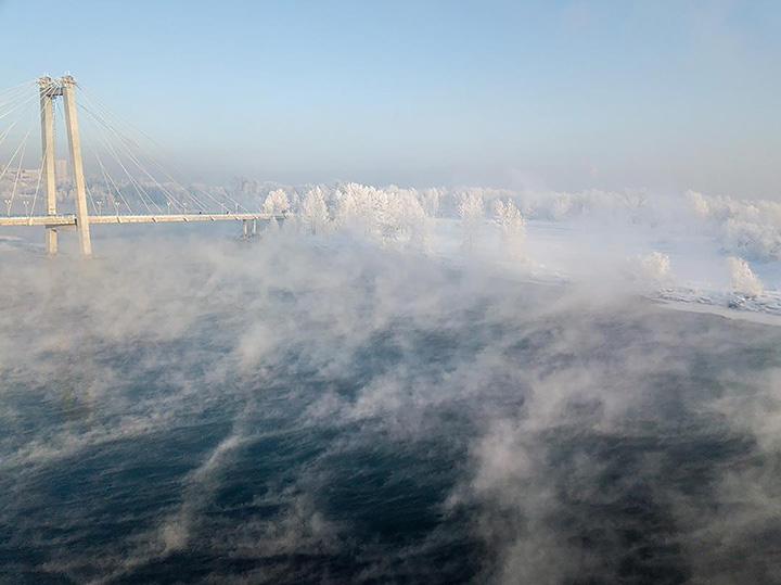 Yenisey in winter