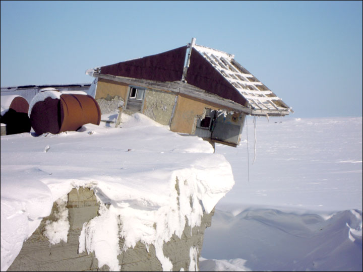 Vanishing Arctic: how warming climate leaves remote permafrost islands on the precipice 