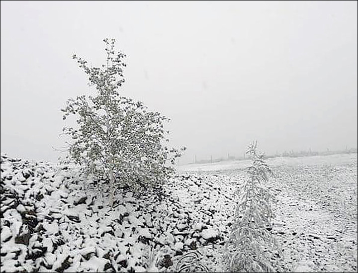 Snow in Verkhoyansk district