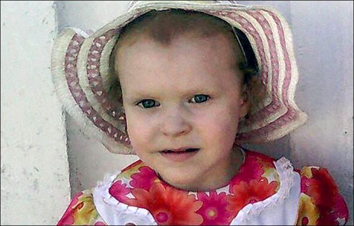 Outpouring of grief over the murder of three year old Vika, abducted from her kindergarten