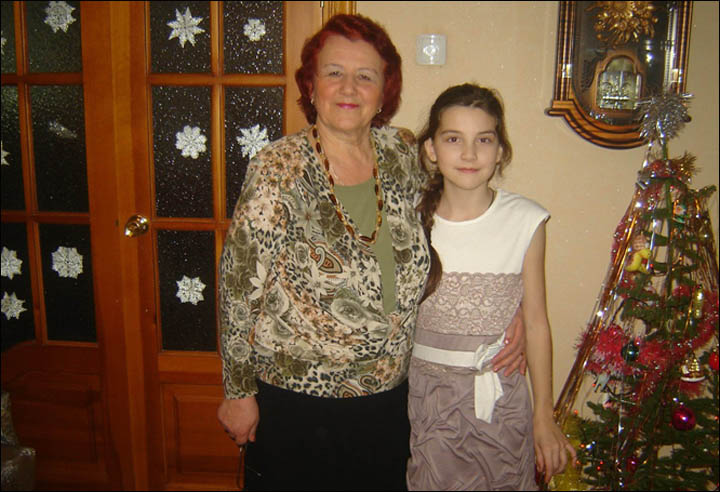 Vlada with granny