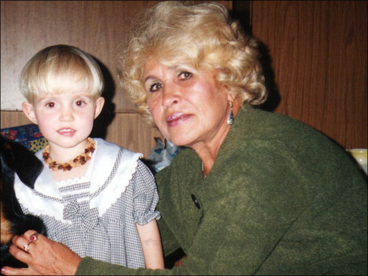 Wednesday murderer Mikhail Popkov victim's daughter Diana with her grandmother Lyubov