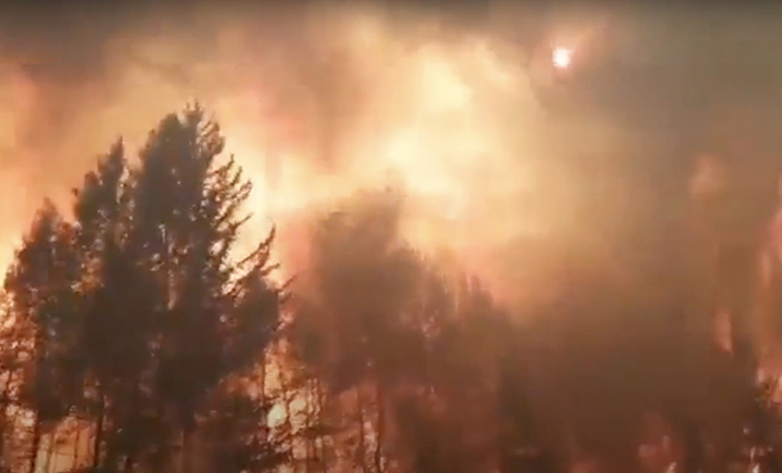 Early summer 2021 wildfires inferno in Yakutia, Russia's coldest region