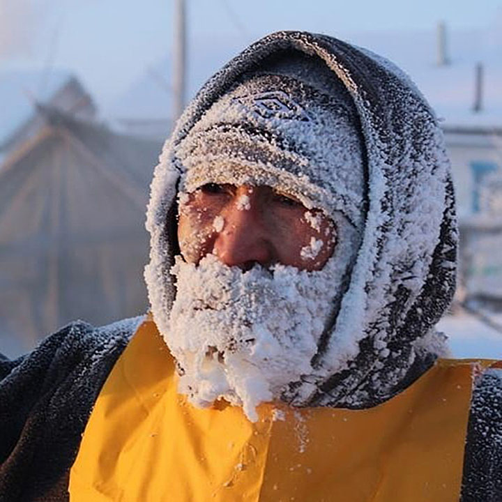 Coldest race in the world is run at -52C in Yakutia 