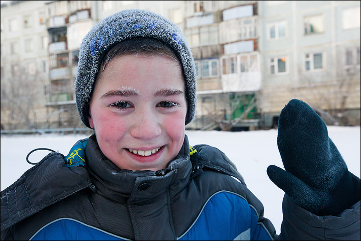 Schoolchildren in Yakutia
