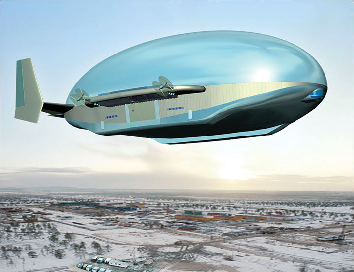 Futuristic airship scheme plan unveiled to transform Siberia and the Arctic