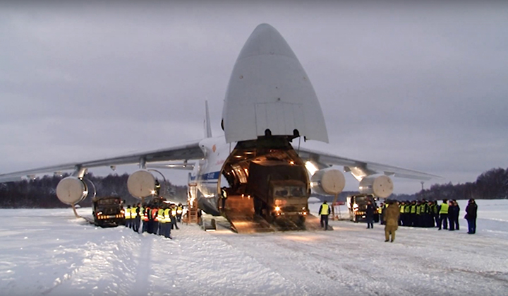 11 rail carriages packed with explosives, a giant An-124 Ruslan and four Il-76s - Operation ‘Move a Mountain’ begins