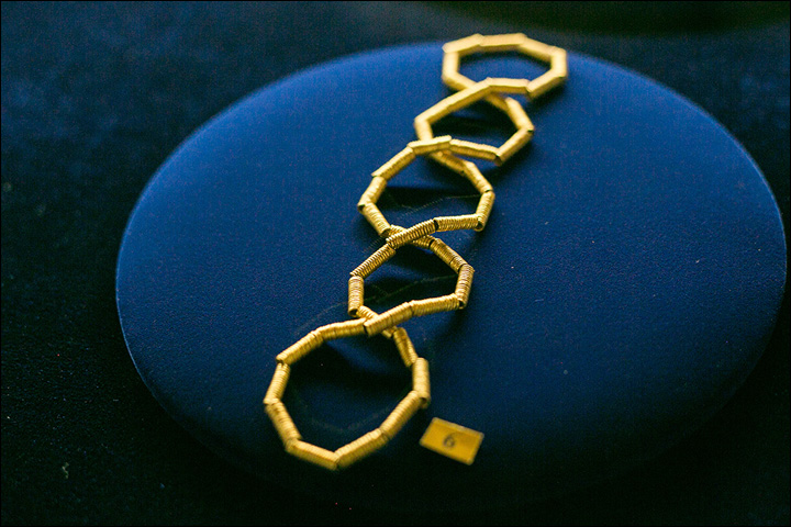Golden beads