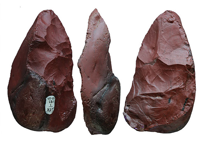 Stone tool from the cave