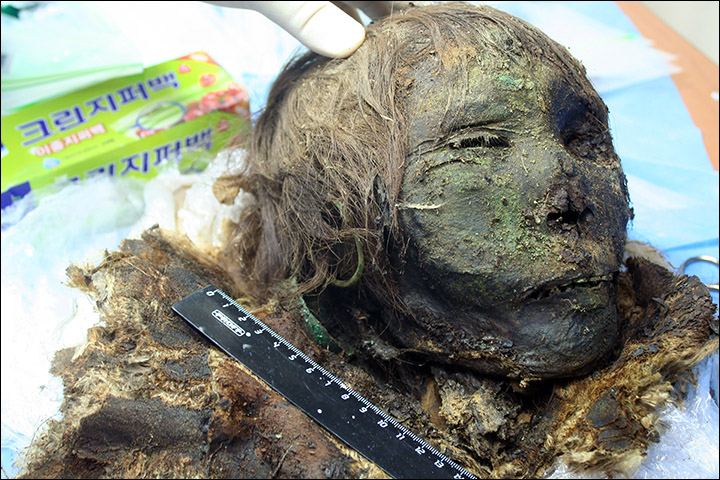 Meet the mummified Polar Princess, her long eyelashes and hair still intact after 900 years