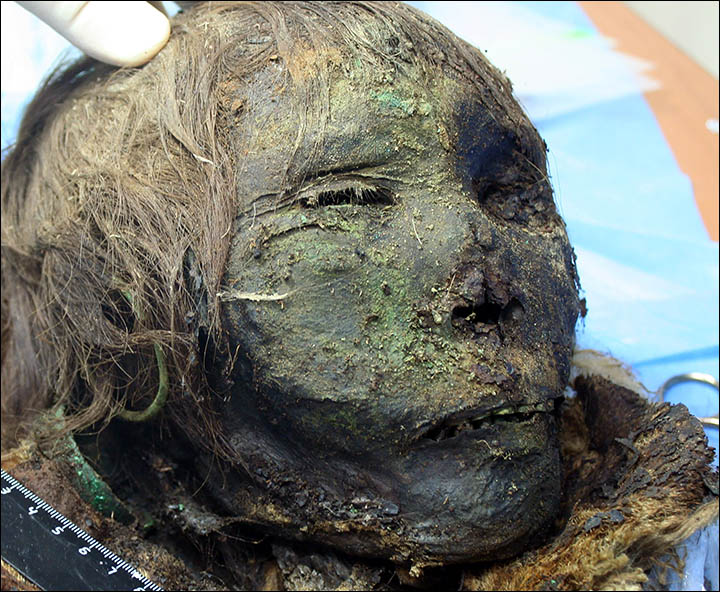 Meet the mummified Polar Princess, her long eyelashes and hair still intact after 900 years