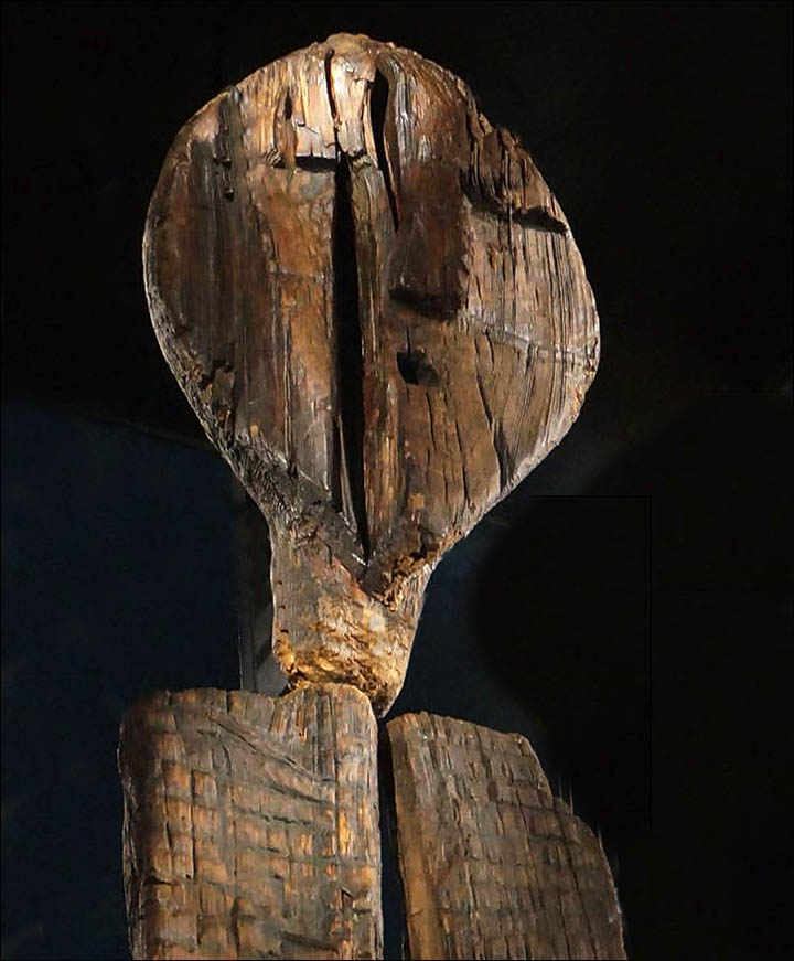 Beaver's teeth 'used to carve the oldest wooden statue in the world'