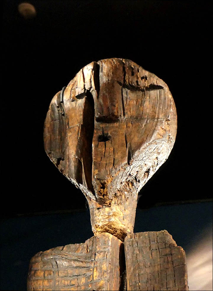 Beaver's teeth 'used to carve the oldest wooden statue in the world'