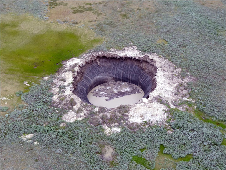 Solved? How scineitsts say mystery craters were formed in northern Siberia